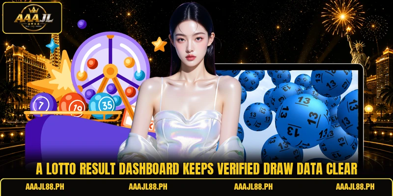 A lotto result dashboard keeps verified draw data clear
