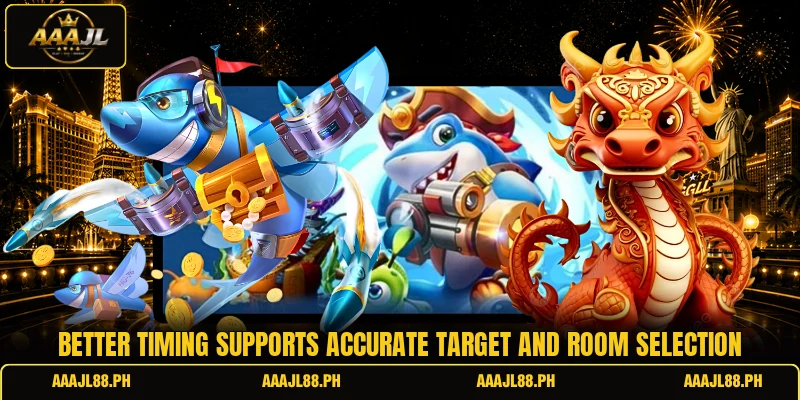 Better timing supports accurate target and room selection