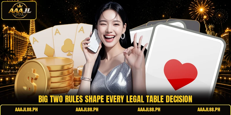 Big two rules shape every legal table decision