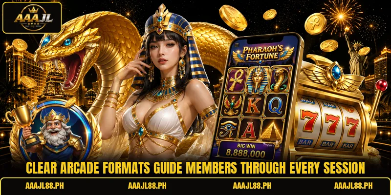 Clear Arcade formats guide members through every session