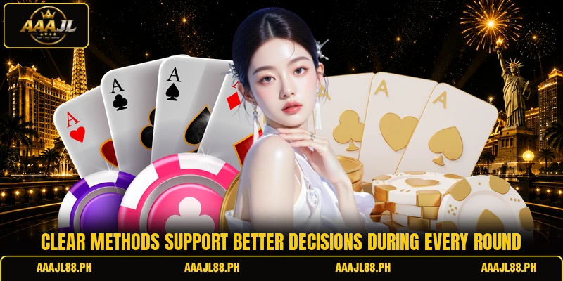 Clear methods support better decisions during every round