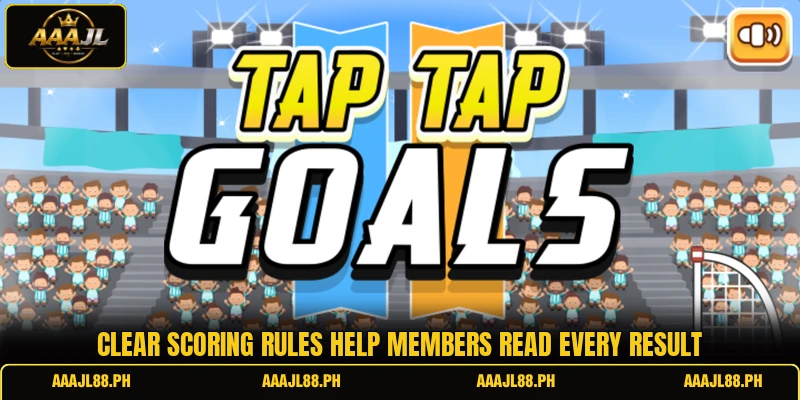 Clear scoring rules help members read every result