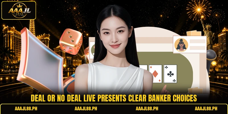 Deal or No Deal Live presents clear banker choices