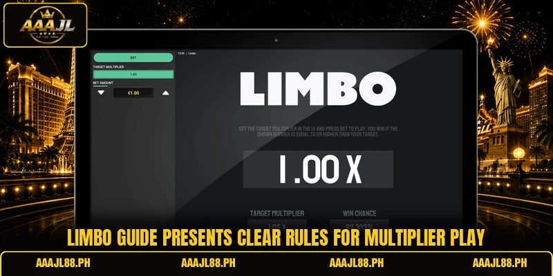 Limbo guide presents clear rules for multiplier play