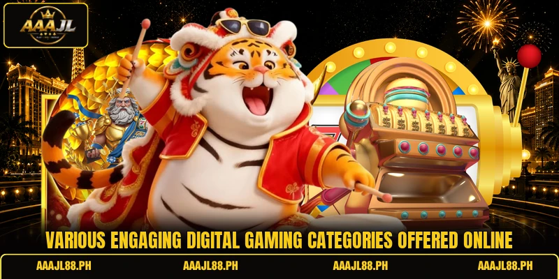 Various engaging digital gaming categories offered online