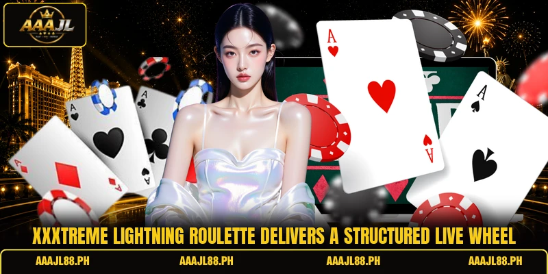 XXXtreme Lightning Roulette delivers a structured live wheel